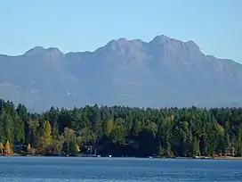 Summer view of Mount Arrowsmith