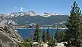 Northwest aspect of Mt. Shinn seen with Florence Lake