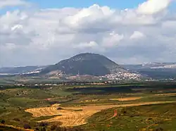 Mount Tabor in Lower Galilee, the site of the Transfiguration of Jesus, in 2010.