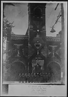 1901 view, decorated mourning McKinley's assassination