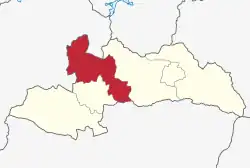 Msalala District location in the Shinyanga Region