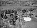 Historic American Buildings Survey, aerial view, looking west, 2003