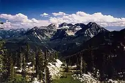 Mountains seen from a distance