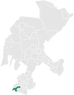 Location of municipality