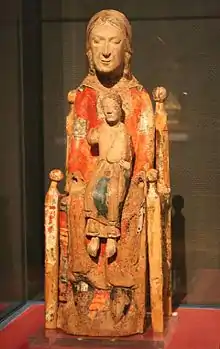 Virgin and child, Mosan art, 11th century