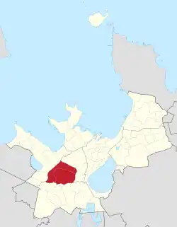 Location of Mustamäe in Tallinn.