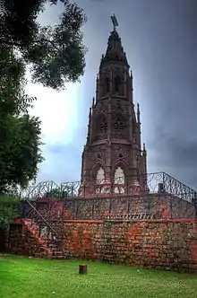 Mutiny Memorial erected in 1863, in memory of officers and soldiers, British and native of the Delhi Field Force killed during 1857,