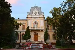 The Olt County Prefecture's building from the interwar period, currently the Olt County Museum.