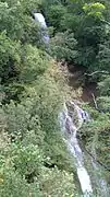 Waterfall from a weir.