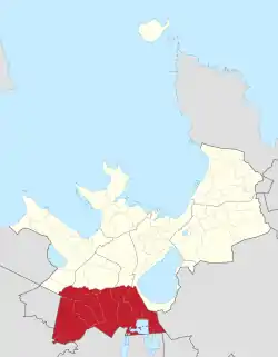 Location of Nõmme in Tallinn.