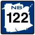 Route 122 marker