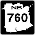 Route 760 marker