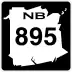 Route 895 marker