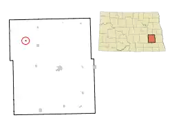 Location of Leal, North Dakota