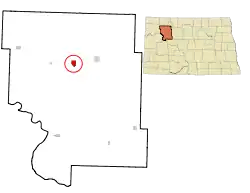 Location of Stanley, North Dakota