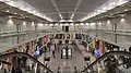 Symmetrical view of Buangkok island platform