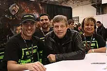 NEW-GEN Creators J.D. Matonti, Chris Matonti, and Julia Coppola with NEW-GEN Creative Consultant Mark Hamill at the October 2011 convention