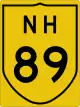 National Highway 89 shield}}