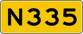 Provincial highway 335 shield}}