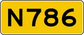 Provincial highway 786 shield}}