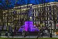 Fountain at night