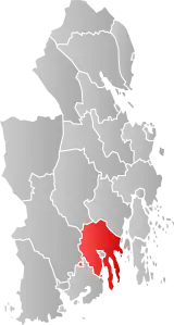 Sandar within Vestfold