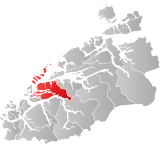 Ålesund within Møre og Romsdal