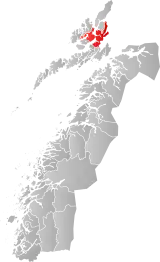 Sortland within Nordland