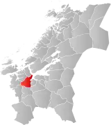 Orkdal within Trøndelag