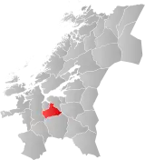 Melhus within Trøndelag