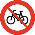 No cyclists and riders of small electric vehicle