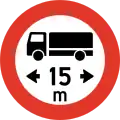 Length limitRestriction is for a vehicle including all of its goods.