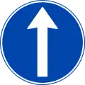 Proceed straight