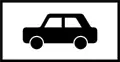 CarMain sign applies to this type of vehicle.