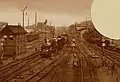 A locomotive of the series 1700 at the yard of Amersfoort station. (1925 - 1930)