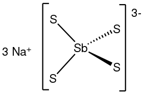 Sodium thioantimoniate