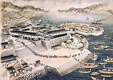 The Nagasaki Naval Training Center, in Nagasaki, near Dejima