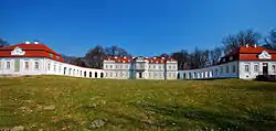 The palace of Count Łoś in Narol