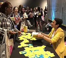 Nataly Kogan during a book signing in 2018