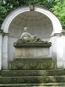 Sarcophagus of Natalia Sanguszkowa in Natolin, 1830