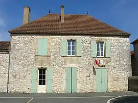 The town hall in Naussannes