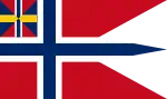 Naval Ensign 1844–1905(during Union with Sweden)