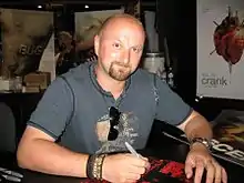 The director of the episode, Neil Marshall