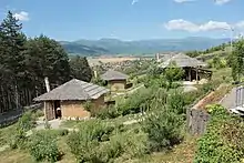 Neolithic house reconstructions, Karanovo culture.