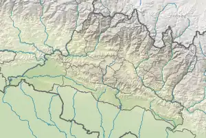 Location of Paleo Kathmandu Lake in Nepal