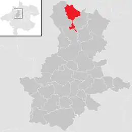 Location in the district