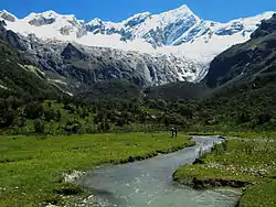 Putaqa River with Yanarahu in the background