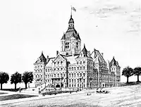 A rendering of the 1893 plan for the Capitol