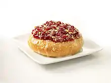 Photo of New York-style strawberry kolach.