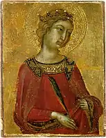 Niccolò di Segna, Saint Catherine of Alexandria (before 1348)